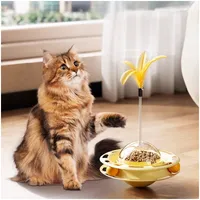 ZooVenture Jouet Puzzle pour Chat Gobelet jaune