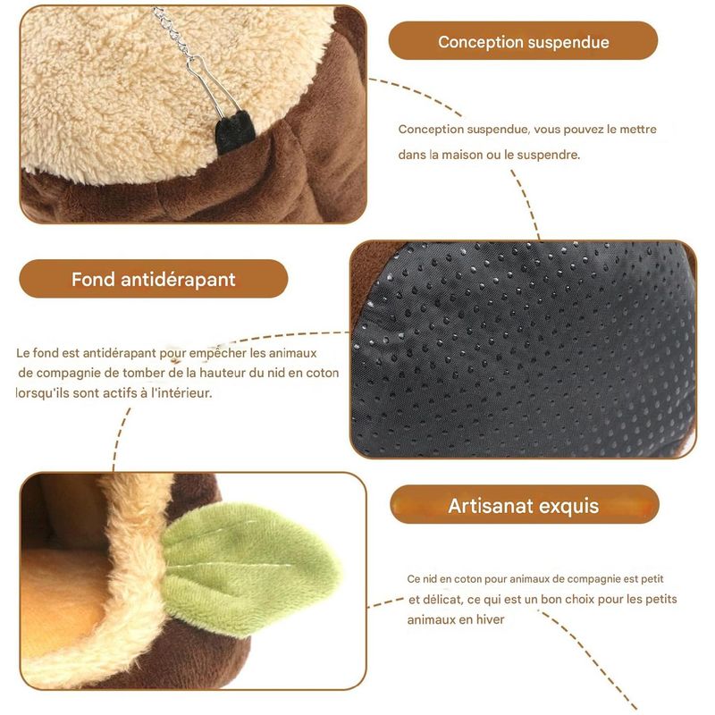 ZooVenture Panier hamac pour petits animaux 19*16cm