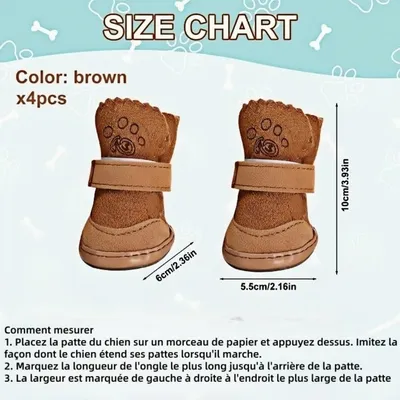 ZooVenture Hundeschuhe mit warmem Fleecefutter ZooVenture Hundeschuhe mit warmem Fleecefutter