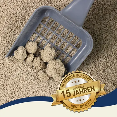 Lyra Pet® Lyra Power fibre d'herbe litière pour chats agglomérante 10 L