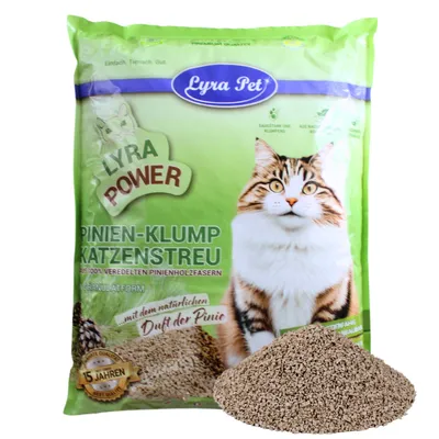 Lyra Pet® Lyra Power litière pour chats en pin agglomérante
