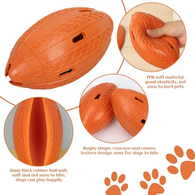 PetTribes Balle chien indestructible extra-forte pour grands chiens.