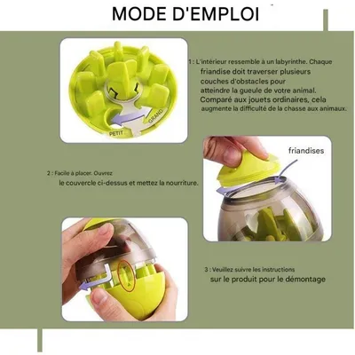 ZooVenture Jouet distributeur de croquettes pour chien