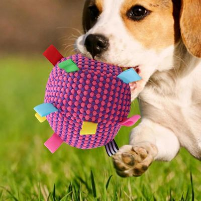 ZooVenture Pelotas de juguete para perros de color rojo rosa