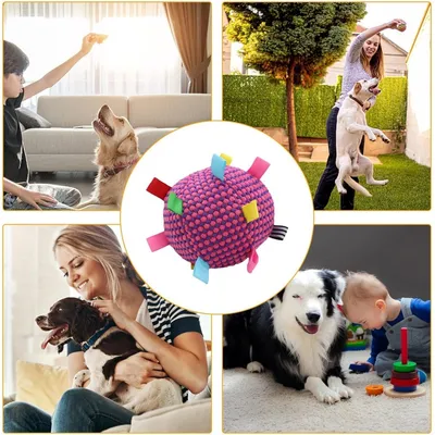 ZooVenture  Balles jouets pour chien Rose rouge