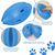 PetTribes Balle chien indestructible extra-forte pour grands chiens. Bleu