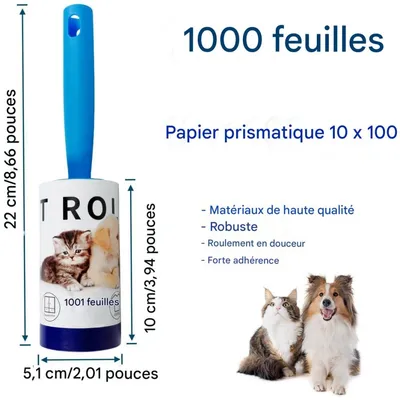 ZooVenture Brosse anti - poils animaux pour tous animaux domestiques