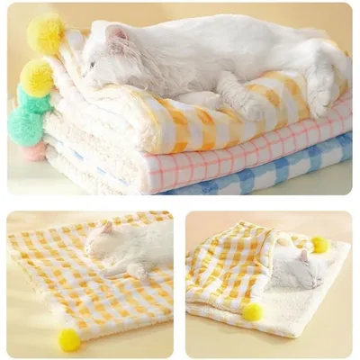 ZooVenture Couverture pour chats et chiens Jaune