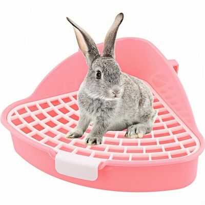 ZooVenture Bac à litière pour lapin, cochon d'Inde, hamster et chinchilla