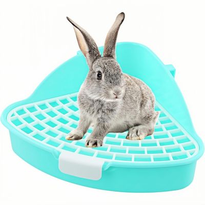 ZooVenture Bac à litière pour lapin, cochon d'Inde, hamster et chinchilla