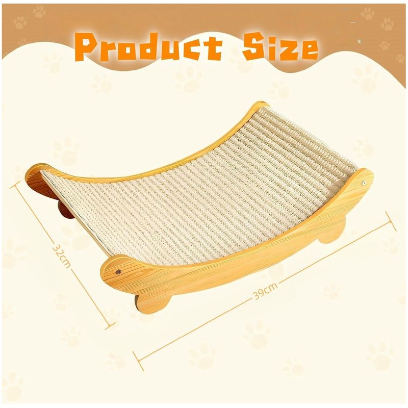 ZooVenture Griffoir pour chat 2 en 1 en sisal 39*32cm
