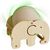ZooVenture Jouet Griffoir Boule pour Chat forme d'éléphant