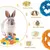 ZooVenture Jouets à mâcher en luffa naturel pour rongeurs et cochons