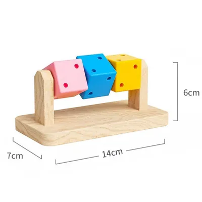 ZooVenture Jouets à mâcher pour hamster, cochon d'Inde et chinchilla