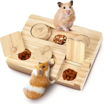 ZooVenture Jouet de recherche de nourriture pour cochons d'Inde et hamsters ZooVenture Jouet de recherche de nourriture pour cochons d'Inde et hamsters