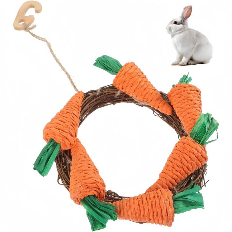 ZooVenture Naturelle Jouet À Mâcher Pour Lapins Cochons D'Inde Chinchillas
