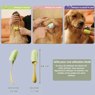 ZooVenture Souple Brosses à Dents Pour Chiens et Chats