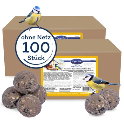 Lyra Pet® Gourmet Boulettes de mésanges sans filet Ã 80 g