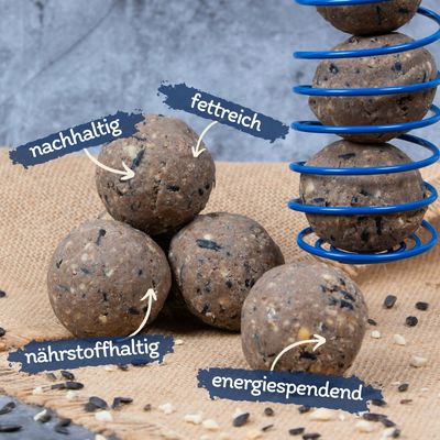 Lyra Pet® Gourmet Boulettes de mésanges sans filet Ã 80 g