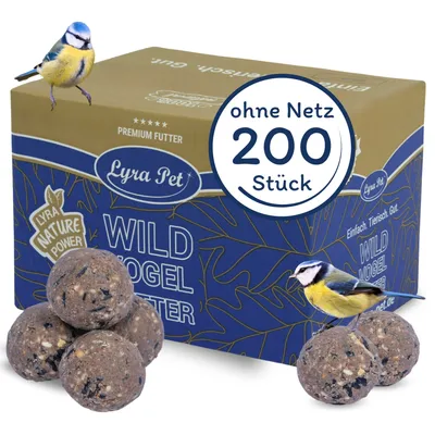 Lyra Pet® Gourmet Boulettes de mésanges sans filet Ã 80 g