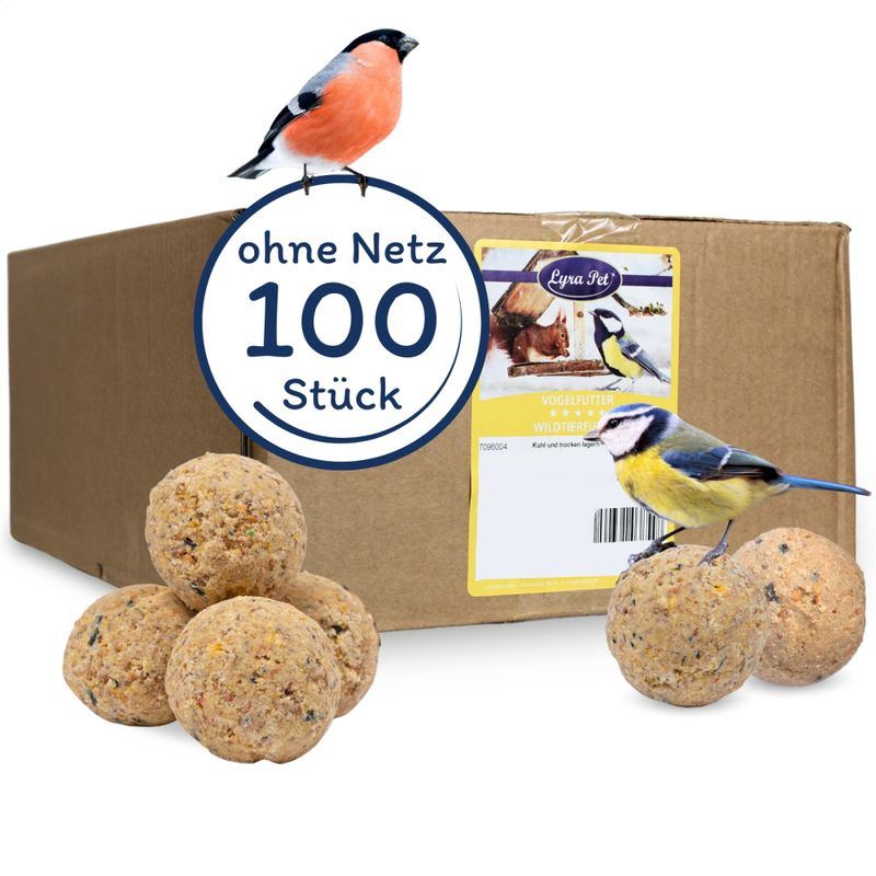 Lyra Pet® Boulettes de mésanges sans filet Ã 90 g