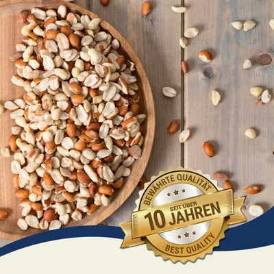 Lyra Pet® Splits de cacahuètes mélangés blanchis et avec peau