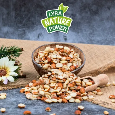 Lyra Pet® Splits de cacahuètes mélangés blanchis et avec peau