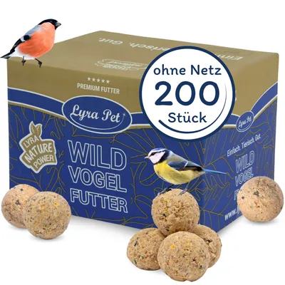 Lyra Pet® Boules de graisse pour mésanges sans filet, 90 g