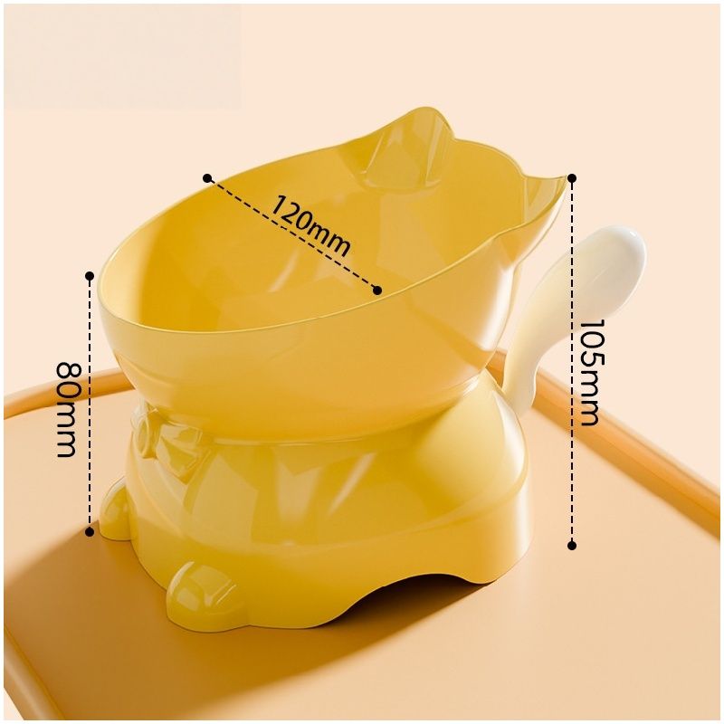 ZooVenture Gamelle Support surélevée pour chat Jaune