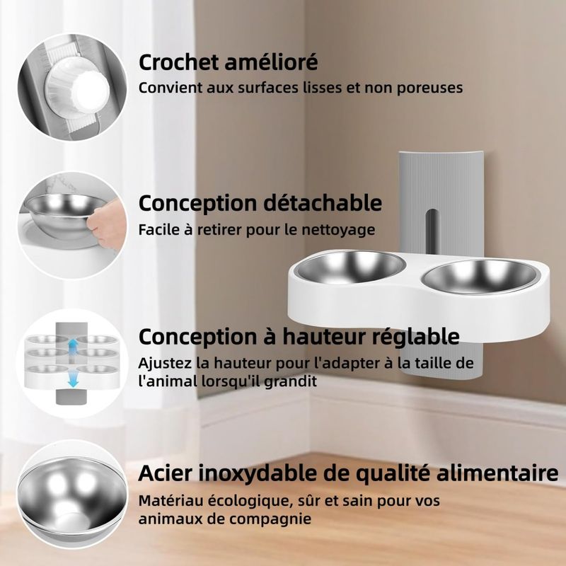 ZooVenture Réglable Gamelles Pour Chiens