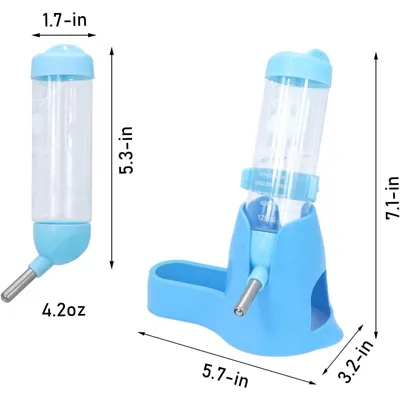 ZooVenture Distributeur automatique d'eau suspendue 3 en 1 pour hamster