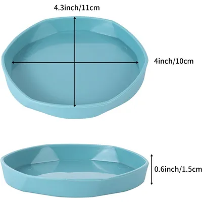 ZooVenture Lot de 4 gamelles à eau pour reptiles