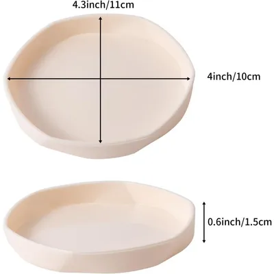 ZooVenture Lot de 4 gamelles à eau pour reptiles