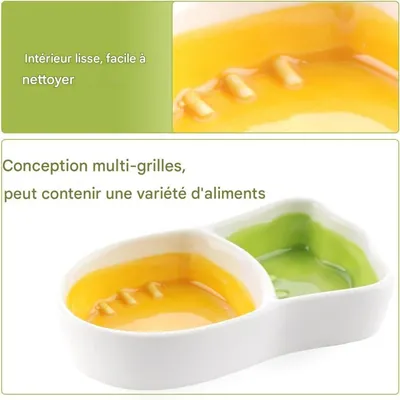 ZooVenture Bol céramique en forme de carotte pour hamster