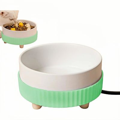 ZooVenture USB Chauffante Gamelle en Céramique pour Animaux Domestiques