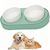 ZooVenture Double USB Chauffante Gamelle en Céramique pour chat et chien