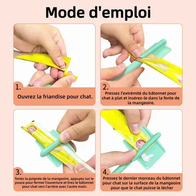 ZooVenture Pratique Mangeoires à Bande Pour Chat