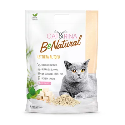 CAT&RINA BeNatural - Litière au tofu pour chats