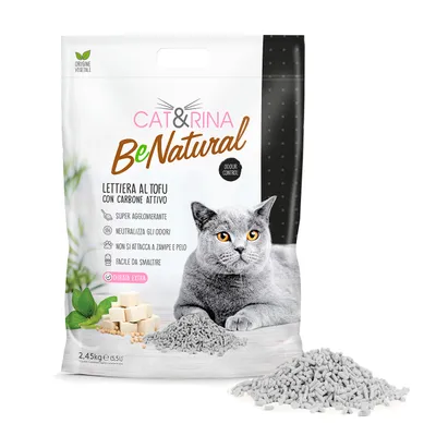 CAT&RINA BeNatural - Litière au tofu pour chats