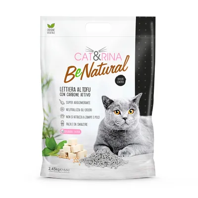 CAT&RINA BeNatural - Litière au tofu pour chats