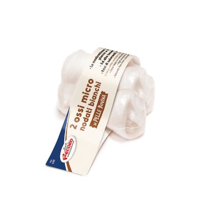 Record - 2 Micro Os Noués Blancs et Thermorétrécis pour Chiens