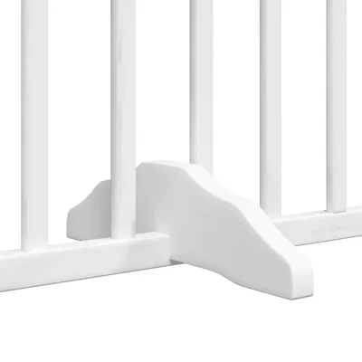 vidaXL Barrière en bois de peuplier pour chien