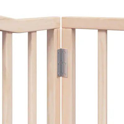 vidaXL Barrière en bois de peuplier pour chien