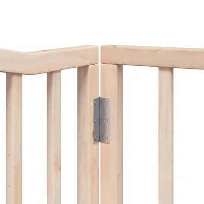 vidaXL Barrière en bois de peuplier pour chien