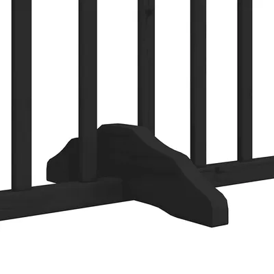 vidaXL Barrière en bois de peuplier pour chien