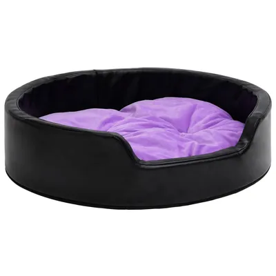 vidaXL Lit avec coussin similicuir pour chien