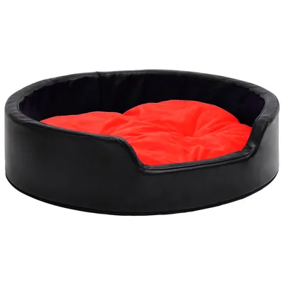 vidaXL Lit avec coussin similicuir pour chien
