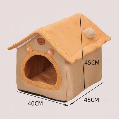 Pawzy Niche Velours pour Chat et Chien