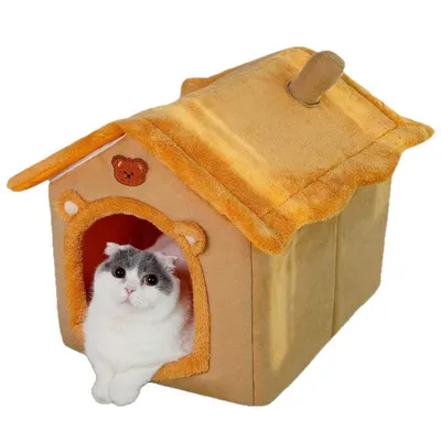 Pawzy Niche Velours pour Chat et Chien