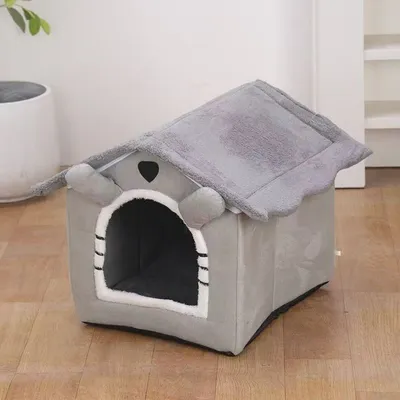 Pawzy Niche Velours pour Chat et Chien